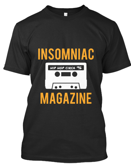 Rep Hip Hop with an Insomniac Magazine Mixtape T-Shirt