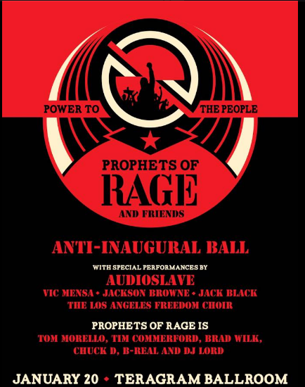 Prophets of Rage throw an Anti Inaugural Ball