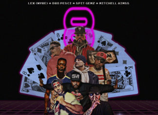 LEX (ft. Dro Pesci, Spit Gemz, Mitchell Aimss, Recognize Ali, Rim Da Villin, Skanks The Rap Martyr & Raze The Ratchet) bring “Crazy Eights”