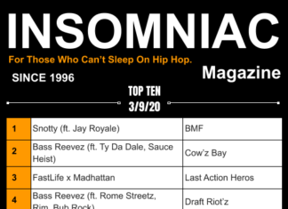 Insomniac Magazine’s Weekly Hip Hop Top Ten 3/9/20