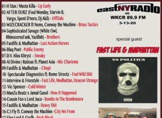 PF Cuttin Unleashes New Sonic Heat On 3-13-20 Edition Of EastNYRadio(ft. Fastlife & Madhattan)