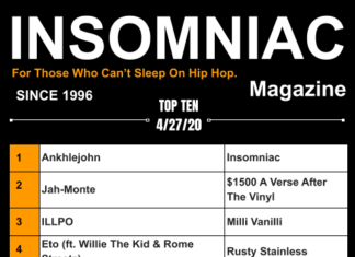 Insomniac Magazine’s Weekly Hip Hop Top Ten 4/27/20