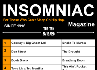 Insomniac Magazine’s Weekly Hip Hop Top Ten 5/18/20