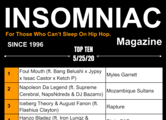 Insomniac Magazine’s Weekly Hip Hop Top Ten 5/25/20