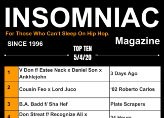 Insomniac Magazine’s Weekly Hip Hop Top Ten 5/4/20