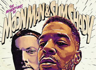 Kid Cudi x Eminem Drop “The Adventures Of Moon Man & Slim Shady”(Lyric Video)