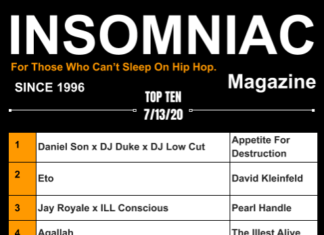 Insomniac Magazine’s Weekly Hip Hop Top Ten 7/13