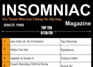 Insomniac Magazine’s Weekly Hip Hop Top Ten 9/28/20