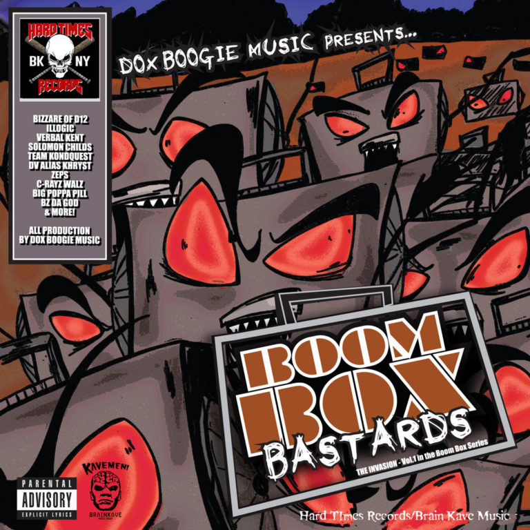 Dox Boogie – “Boom Box Bastards”(Album)ft. DV Alias Khryst, Verbal Kent, Skrewtape, Bloody Monk Consortium, C Rayz Walz, Solomon Childs, Therman Munsin, Big Flip Papi, etc.