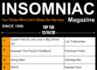 Insomniac Magazine’s Weekly Hip Hop Top Ten 12/14/20