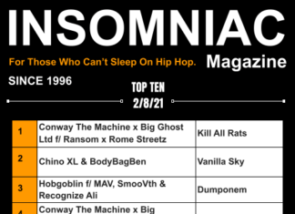 Insomniac Magazine’s Weekly Hip Hop Top Ten 2/8/21