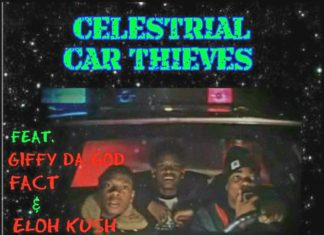 Eloh Kush x Giffy Da God x Fact Drop Ray West Laced “Celestial Car Thieves”
