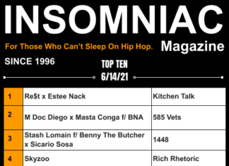 Insomniac Magazine’s Weekly Hip Hop Top Ten 6/14/21