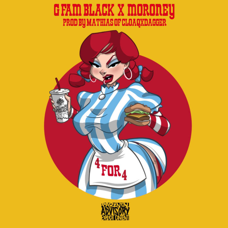 G Fam Black x Moroney x Mathias of CLOAQxDAGGER Drop “4 for 4″(EP)