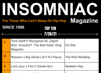 Insomniac Magazine’s Weekly Hip Hop Top Ten 7/26/21