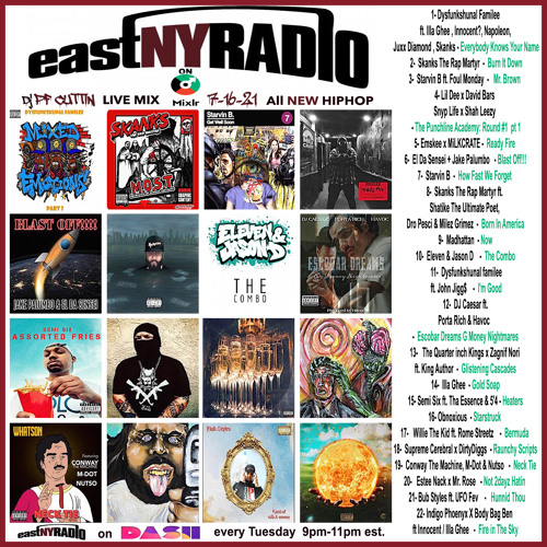 PF Cuttin Annihilates All Opposition On 7-16-21 Edition Of EastNYRadio