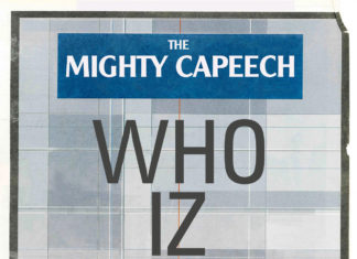 The Mighty Capeech Says “Who Iz You”