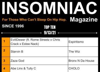 Insomniac Magazine’s Weekly Hip Hop Top Ten 9/13/21 Insomniac Magazine Hip Hop Top Ten 9/13/21