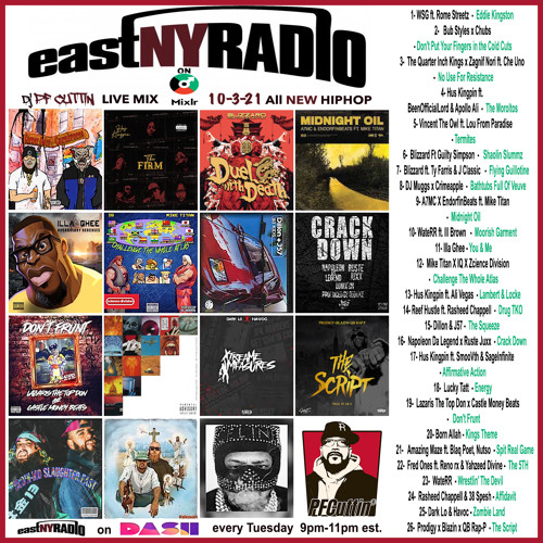 PF Cuttin Outshines The Opposition On 10-3-21 Edition Of EastNYRadio