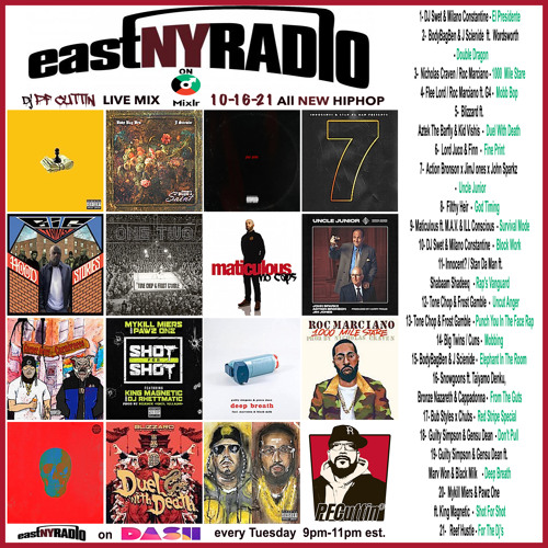 PF Cuttin Delivers A Limitless Supply Of Sonic Excellence On 10-16-21 Edition Of EastNYRadio