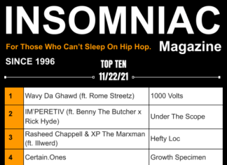Insomniac Magazine’s Weekly Hip Hop Top Ten