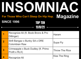 Insomniac Magazine’s Weekly Hip Hop Top Ten 11/8/21