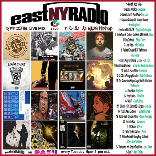 PF Cuttin Pushes The Envelope Of Underground Excitement On 11-5-21 Mix Of EastNYRadio