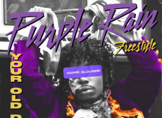 Your Old Droog x Nicholas Craven Drop “Purple Rain Freestyle”(Game, Blouses)