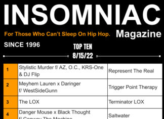 Insomniac Magazine’s Weekly Hip Hop Top Ten 8/15/22