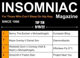 Insomniac Magazine’s Weekly Hip Hop Top Ten 9/19/22