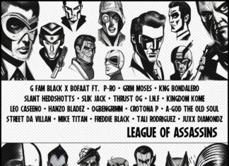 G Fam Black x BoFaat Unleash “League Of Assassins”(ft. P-Ro, Grim Moses, KNG Bondalero, Slant Heddshotts, Slik Jack, Thrust OG, I.N.F., Kingdom Kome, Leo CaSeeNo, Hanzo Bladez, OGBenGrimm, Crotona P, A-God The Old Soul, Street Da Villan, Mike Titan, Freddie Black, Tali Rodriguez & Juxx Diamondz)