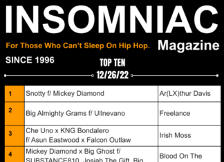 Insomniac Magazine’s Weekly Hip Hop Top Ten 12/26/22