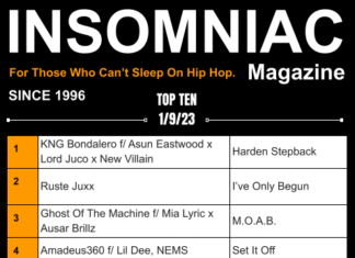 Insomniac Magazine’s Weekly Hip Hop Top Ten 1/9/23