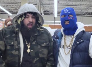 Mondo Slade rocks the “Leather Ski Mask” video f/ Chubs