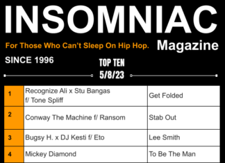 Insomniac Magazine’s Weekly Hip Hop Top Ten 5/8/23