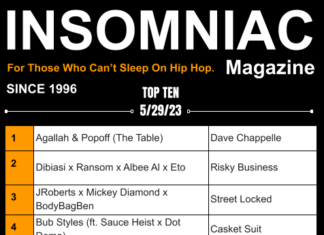 Insomniac Magazine’s Weekly Hip Hop Top Ten 5/29/23