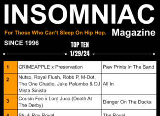 Insomniac Magazine’s Weekly Hip Hop Top Ten (1/29/24)