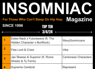Insomniac Magazine’s Weekly Hip Hop Top Ten (3/4/24)