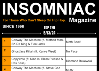 Insomniac Magazine’s Weekly Hip Hop Top Ten 5/13/24