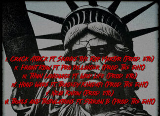 Tre Eiht & Eto Drop “War On Terror”(EP)ft. Pro Dillinger, Tragedy Khadafi, Starvin B, Skanks The Rap Martyr, Wrd Life