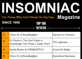 Insomniac Magazine’s Weekly Hip Hop Top Ten 11/11/24