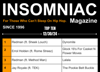 Insomniac Magazine’s Weekly Hip Hop Top Ten 12/30/24