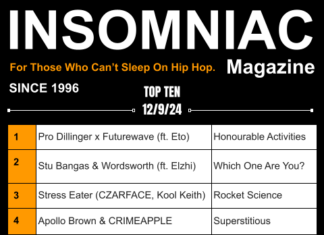 Insomniac Magazine’s Weekly Hip Hop Top Ten 12/9/24