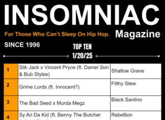 Insomniac Magazine’s Weekly Hip Hop Top Ten 1/20/25