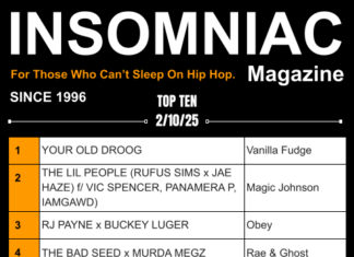 Insomniac Magazine’s Weekly Hip Hop Top Ten 2/10/25