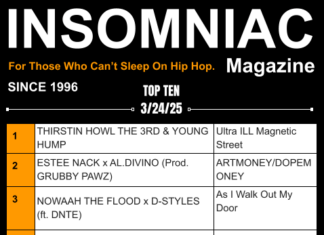 Insomniac Magazine’s Weekly Hip Hop Top Ten 3/24/25