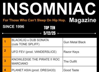 Insomniac Magazine’s Weekly Hip Hop Top Ten 5/12/25