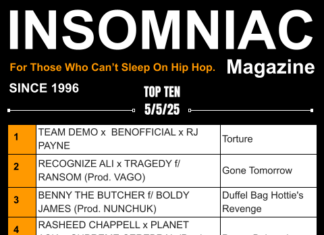 Insomniac Magazine’s Weekly Hip Hop Top Ten 5/5/25