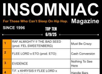 Insomniac Magazine’s Weekly Hip Hop Top Ten (6/9/25)