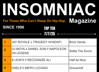 Insomniac Magazine’s Weekly Hip Hop Top Ten 7/7/25